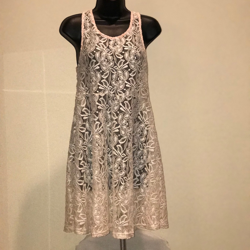 Marineblu lace dress